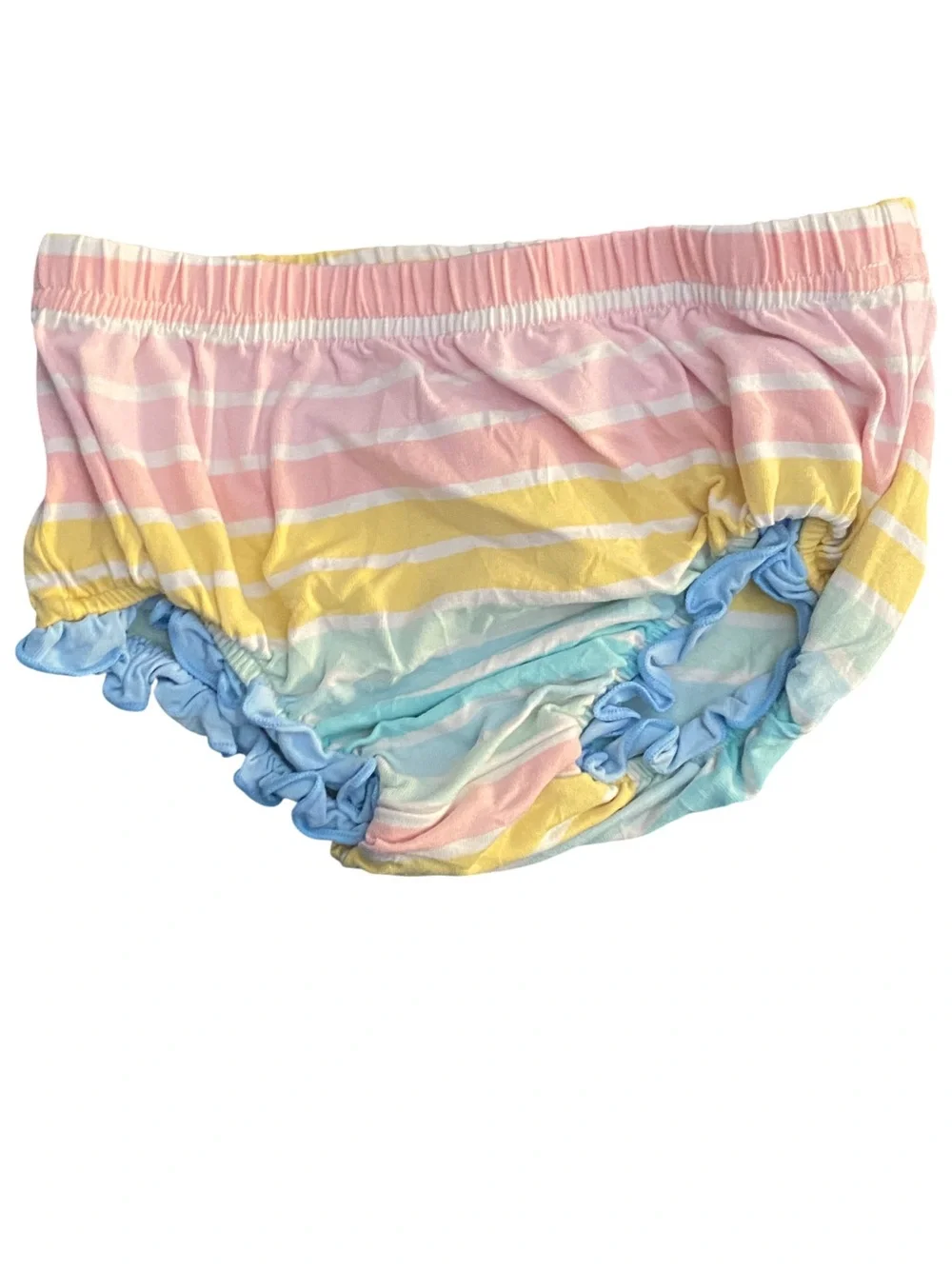 Matilda Jane Toddler Ruffle Pastel Stripe Bloomers/Diaper Cover Size 18/24m
